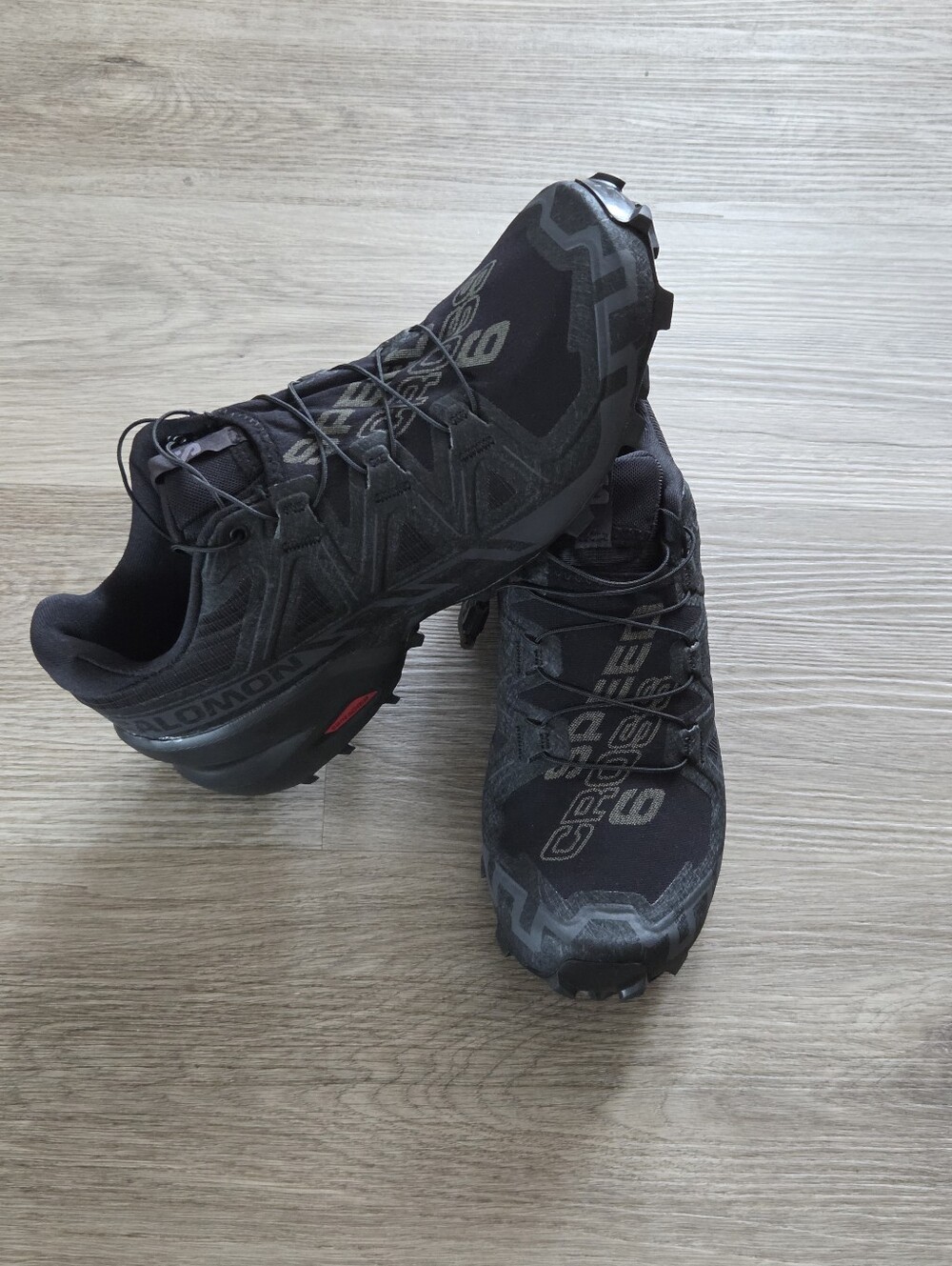 Salomon Speedcross 6 Trail Running Shoes Black Men's Size 8 US, EU 41⅓ - Picture 1 of 10